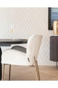 RICHMOND krzesło AMBER jasnobeżowe - trudnopalne - Richmond Interiors